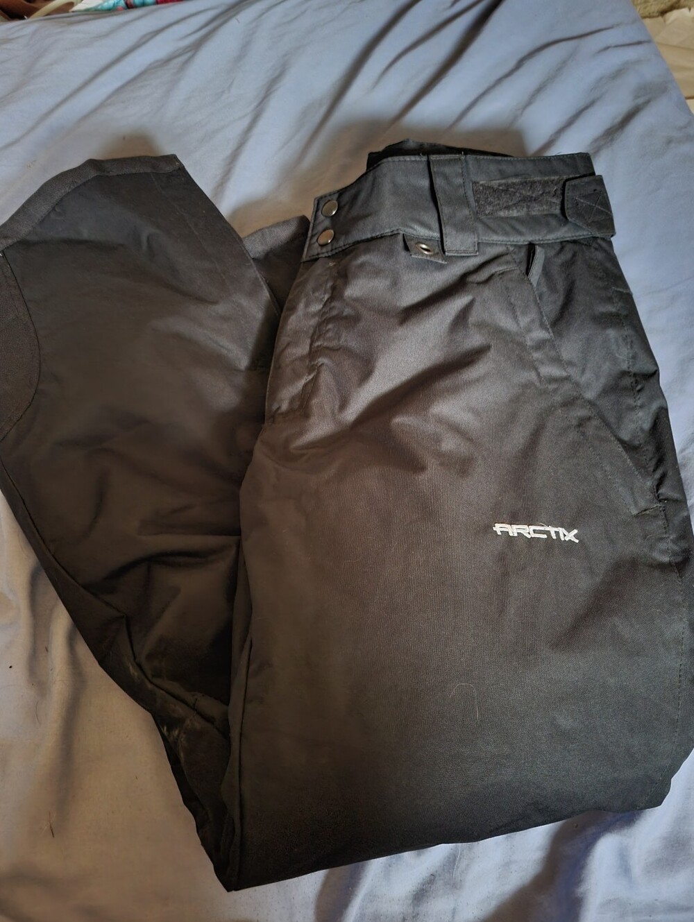 Arctix Women's Black Snow Pants with Adjustable Waist